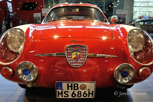 Fr Fotogalerie hier klicken - Bremen Classic Motorshow 2015 - Fiat Abarth 750 GT Zagato (1957)