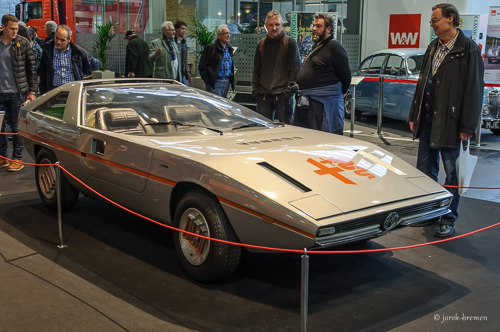 Fr Fotogalerie hier klicken - Bremen Classic Motorshow 2016 - Alfa Romeo Showcar Caimano (1971)