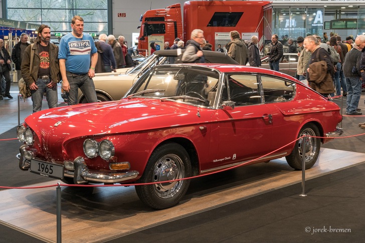 Fr Fotogalerie hier klicken - Bremen Classic Motorshow 2017 - VW Karmann-Ghia 1600 TC (1965)