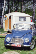 DKW 1000 S Coupe (1960-63) mit Wohnanhänger