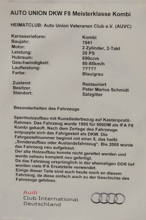 DKW F8 Meisterklasse Kombi DKW F8 Meisterklasse Kombi