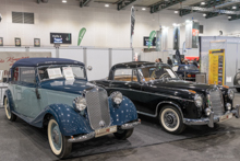 li: Mercedes 170 V Cabrio B (1938) re: Mercedes 230 S Coupe Ponton