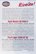 Opel Manta SR 1900 S - Ford Capri 2300 GT XL - Rivalen