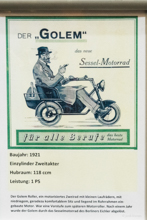 Golem Sessel-Motorrad (1921)