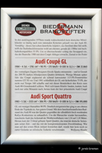 Audi Coupe GL (1984) - Audi Sport Quattro (1983)