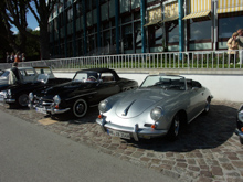 Porsche 356, Mercedes 190 SL 