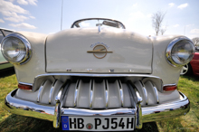 Opel Olympia Rekord Haifischmaul Rolldach-Cabrio Detail