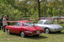 li: Alfa Romeo Giulietta Sprint Speciale (1958-61) re: DKW 3=6 Monza (1956-58)