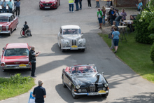vorn: BMW 503 Cabriolet (1958) hinten: BMW 3200 S (1963)