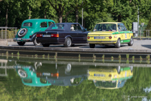 von links: Mercedes-Benz 170 SV (1953) / BMW 3er E30 Cabrio / BMW 1802 (1966-72) von links: Mercedes-Benz 170 SV (1953) / BMW 3er E30 Cabrio / BMW 1802 (1966-72)