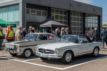 v.li.: Opel Kadett L Rallye Kiemencoupe - B-Modell - Mercedes-Benz SL W 113 Pagode (1963-71) v.li.: Opel Kadett L Rallye Kiemencoupe - B-Modell - Mercedes-Benz SL W 113 Pagode (1963-71)