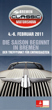 Bremen Classic Motorshow Prospekt 2011