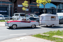 Borgward Isabella Coupe mit Eriba Puck (beide Anfang 1960er)