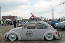 VW Käfer 'Marriage' mit verstellbarem Fahrwerk