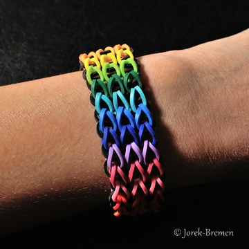 Rainbow Loom Armband